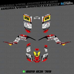 ADHESIVOS Y PEGATINAS DE VINILO PARA YAMAHA RAPTOR 660 Rt007-07