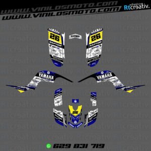 ADHESIVOS Y PEGATINAS DE VINILO PARA YAMAHA RAPTOR 660 Rt007-08
