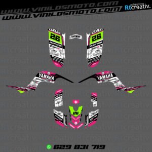 ADHESIVOS Y PEGATINAS DE VINILO PARA YAMAHA RAPTOR 660 Rt007-10