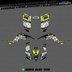ADHESIVOS Y PEGATINAS DE VINILO PARA YAMAHA RAPTOR 660 Rt007-12