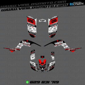 ADHESIVOS Y PEGATINAS DE VINILO PARA YAMAHA RAPTOR 660 Rt007-13