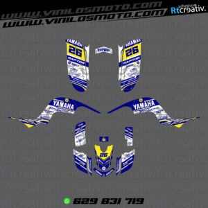 ADHESIVOS Y PEGATINAS DE VINILO PARA YAMAHA RAPTOR 660 Rt007-14