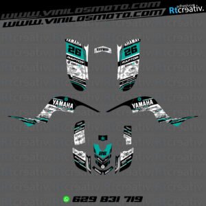 ADHESIVOS Y PEGATINAS DE VINILO PARA YAMAHA RAPTOR 660 Rt007-15