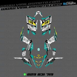 ADHESIVOS Y PEGATINAS DE VINILO PARA YAMAHA RAPTOR 700 Rt007-09