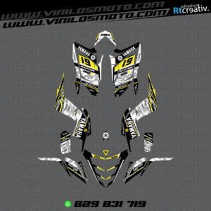 ADHESIVOS Y PEGATINAS DE VINILO PARA YAMAHA RAPTOR 700 Rt007-12