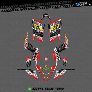 ADHESIVOS Y PEGATINAS DE VINILO PARA YAMAHA RAPTOR 700 Rt007-16