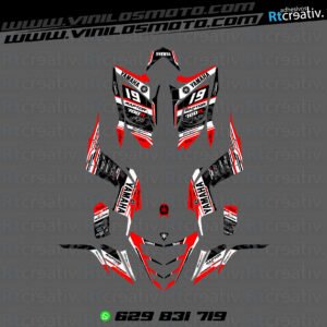 ADHESIVOS Y PEGATINAS DE VINILO PARA YAMAHA RAPTOR 700 Rt007-21