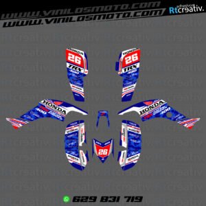 ADHESIVOS Y PEGATINAS DE VINILO PARA HONDA TRX 400 Rt005-04