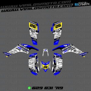 ADHESIVOS Y PEGATINAS DE VINILO PARA HONDA TRX 400 Rt005-08