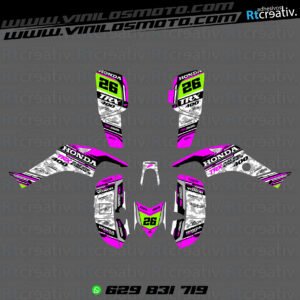 ADHESIVOS Y PEGATINAS DE VINILO PARA HONDA TRX 400 Rt005-10