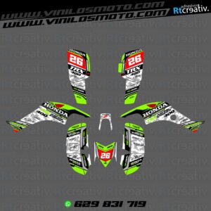 ADHESIVOS Y PEGATINAS DE VINILO PARA HONDA TRX 400 Rt005-11