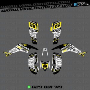 ADHESIVOS Y PEGATINAS DE VINILO PARA HONDA TRX 400 Rt005-12
