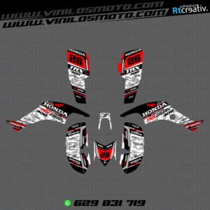 ADHESIVOS Y PEGATINAS DE VINILO PARA HONDA TRX 400 Rt005-13
