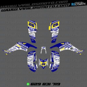 ADHESIVOS Y PEGATINAS DE VINILO PARA HONDA TRX 400 Rt005-14