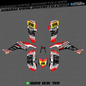 ADHESIVOS Y PEGATINAS DE VINILO PARA HONDA TRX 400 Rt005-16