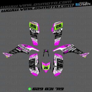 ADHESIVOS Y PEGATINAS DE VINILO PARA HONDA TRX 400 Rt005-18