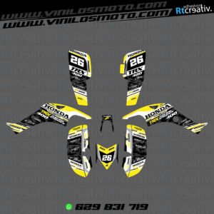 ADHESIVOS Y PEGATINAS DE VINILO PARA HONDA TRX 400 Rt005-19