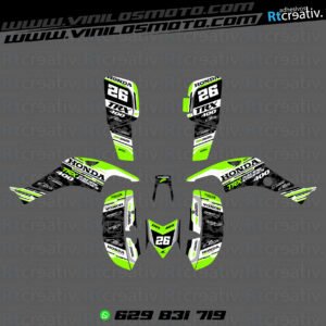 ADHESIVOS Y PEGATINAS DE VINILO PARA HONDA TRX 400 Rt005-20