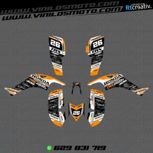 ADHESIVOS Y PEGATINAS DE VINILO PARA HONDA TRX 400 Rt005-21