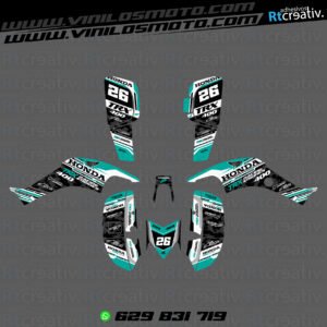 ADHESIVOS Y PEGATINAS DE VINILO PARA HONDA TRX 400 Rt005-22