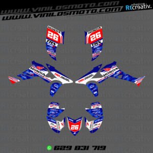 ADHESIVOS Y PEGATINAS DE VINILO PARA HONDA TRX 450 Rt005-04