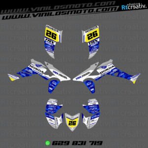 ADHESIVOS Y PEGATINAS DE VINILO PARA HONDA TRX 450 Rt005-06