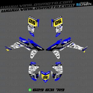 ADHESIVOS Y PEGATINAS DE VINILO PARA HONDA TRX 450 Rt005-08
