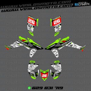ADHESIVOS Y PEGATINAS DE VINILO PARA HONDA TRX 450 Rt005-11