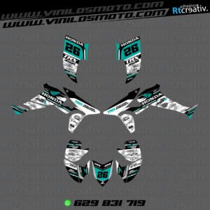 ADHESIVOS Y PEGATINAS DE VINILO PARA HONDA TRX 450 Rt005-15
