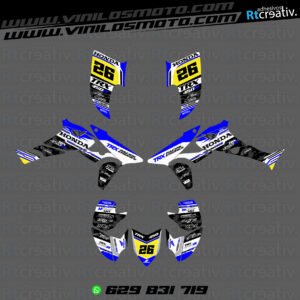ADHESIVOS Y PEGATINAS DE VINILO PARA HONDA TRX 450 Rt005-17