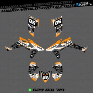 ADHESIVOS Y PEGATINAS DE VINILO PARA HONDA TRX 450 Rt005-21