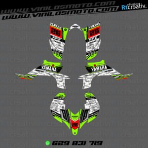 ADHESIVOS Y PEGATINAS DE VINILO PARA YAMAHA YFZ 450 Rt008-11