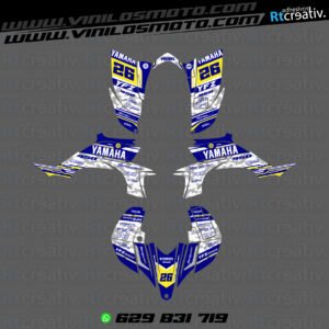 ADHESIVOS Y PEGATINAS DE VINILO PARA YAMAHA YFZ 450 Rt008-14
