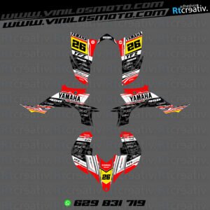 ADHESIVOS Y PEGATINAS DE VINILO PARA YAMAHA YFZ 450 Rt008-16
