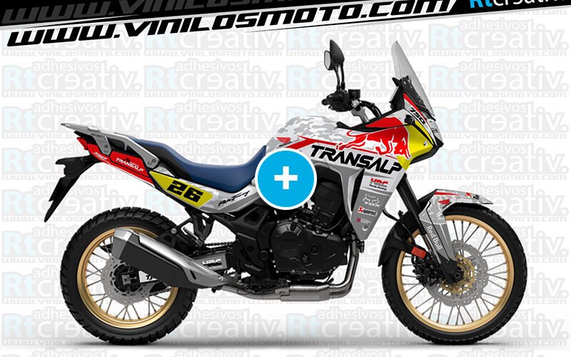 ADHESIVOS Y PEGATINAS DE VINILO HONDA TRANSALP 750 Rt002