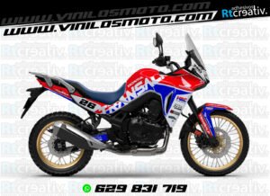 175€ - Honda Transalp | Diseño Rt001 1 ADHESIVOS Y PEGATINAS DE VINILO HONDA TRANSALP 750 Rt001-01