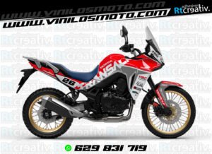 175€ - Honda Transalp | Diseño Rt001 9 ADHESIVOS Y PEGATINAS DE VINILO HONDA TRANSALP 750 Rt001-05