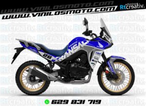 175€ - Honda Transalp | Diseño Rt001 11 ADHESIVOS Y PEGATINAS DE VINILO HONDA TRANSALP 750 Rt001-06