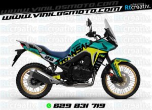 175€ - Honda Transalp | Diseño Rt001 27 ADHESIVOS Y PEGATINAS DE VINILO HONDA TRANSALP 750 Rt001-14