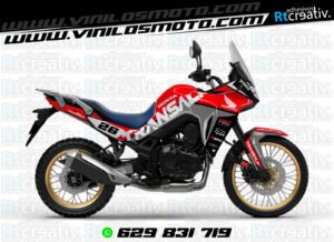 175€ - Honda Transalp | Diseño Rt001 31 ADHESIVOS Y PEGATINAS DE VINILO HONDA TRANSALP 750 Rt001-16