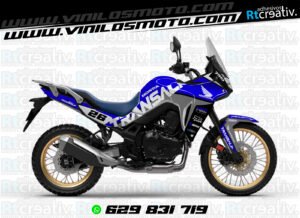 175€ - Honda Transalp | Diseño Rt001 33 ADHESIVOS Y PEGATINAS DE VINILO HONDA TRANSALP 750 Rt001-17