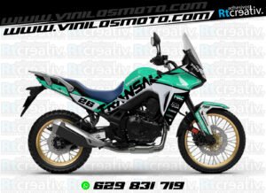 175€ - Honda Transalp | Diseño Rt001 37 ADHESIVOS Y PEGATINAS DE VINILO HONDA TRANSALP 750 Rt001-19