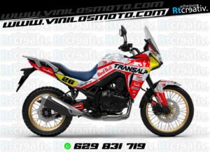 ADHESIVOS Y PEGATINAS DE VINILO HONDA TRANSALP 750 Rt002-01