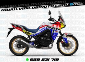 ADHESIVOS Y PEGATINAS DE VINILO HONDA TRANSALP 750 Rt002-02