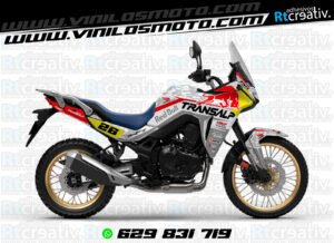 ADHESIVOS Y PEGATINAS DE VINILO HONDA TRANSALP 750 Rt002-04