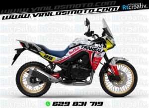 ADHESIVOS Y PEGATINAS DE VINILO HONDA TRANSALP 750 Rt002-06