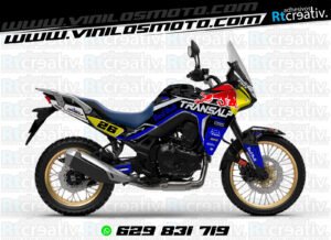 ADHESIVOS Y PEGATINAS DE VINILO HONDA TRANSALP 750 Rt002-08