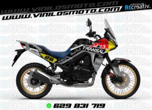 ADHESIVOS Y PEGATINAS DE VINILO HONDA TRANSALP 750 Rt002-10
