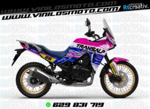 ADHESIVOS Y PEGATINAS DE VINILO HONDA TRANSALP 750 Rt003-04