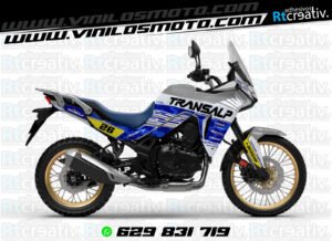 ADHESIVOS Y PEGATINAS DE VINILO HONDA TRANSALP 750 Rt003-05